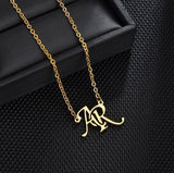 Double Alphabet Name Necklace