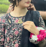 Butterfly Couple Heart Name Necklace