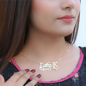 Customize Name Necklace With Fairy