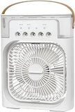 ❄️ Cooling Fan with Ice – Portable Air Cooler & Humidifier | Easy-Clean, Removable Water Tank