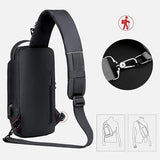 🎒 Multifunction Sling Bag – Stylish, Compact & Travel-Ready 🖤✨