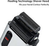 🪒 Retro Electric Shaver for Men | Rechargeable Foil Shaver & Trimmer ✨