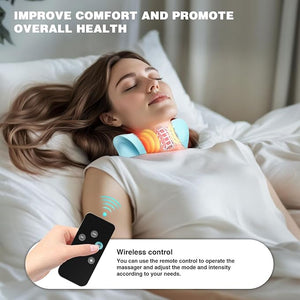 🔥EMS Neck Massager – Pain Relief & Relaxation Anywhere! 🌀
