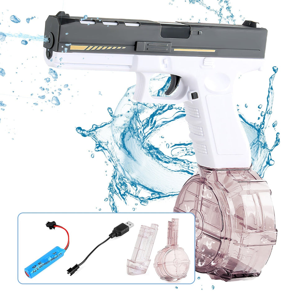 💦🌞Glock Electric Water Gun 🔋 | Rechargeable Automatic Water Blaster for Kids & Adults in UAE