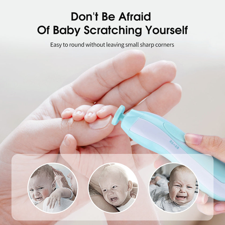 👶 Baby Electric Nail Trimmer Set ✨ | Safe & Gentle Nail Care for Infants & Toddlers 💅