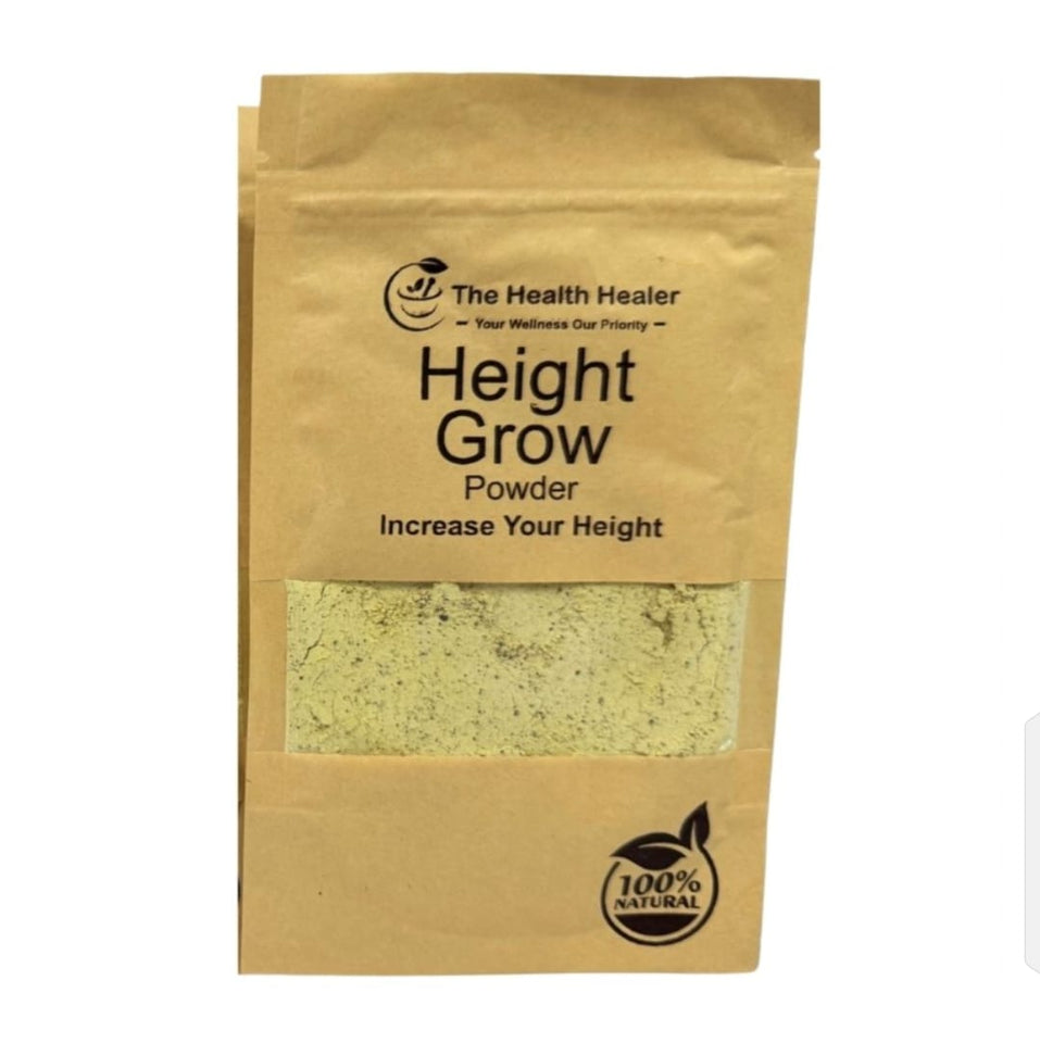 The Health Healer Height Grow Powder – 100% Natural Height Increase Supplement (100 Grams)