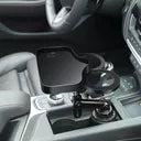 🔥 Car Cup Holder with 15W Wireless Charging – Fast & Secure Mount🚗☕