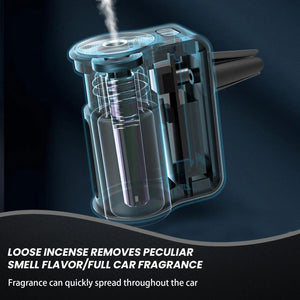 🚗 Smart Car Air Freshener – Natural French Perfume | 45 Days Long-Lasting Aroma 🌸✨