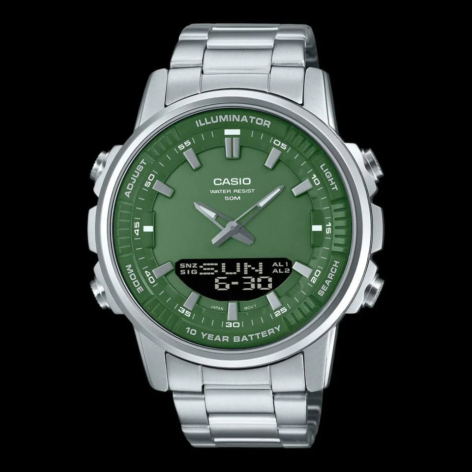 Turquoise Dial Men Watch
