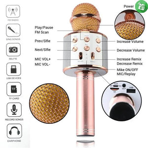 Bluetooth  Wireless Microphone Professional Speaker