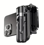 Mini Grip Quadripod with Bluetooth Remote – Portable Tripod Stand for Phone & Vlogging 📸