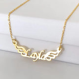 Customised Name Necklace in Angel