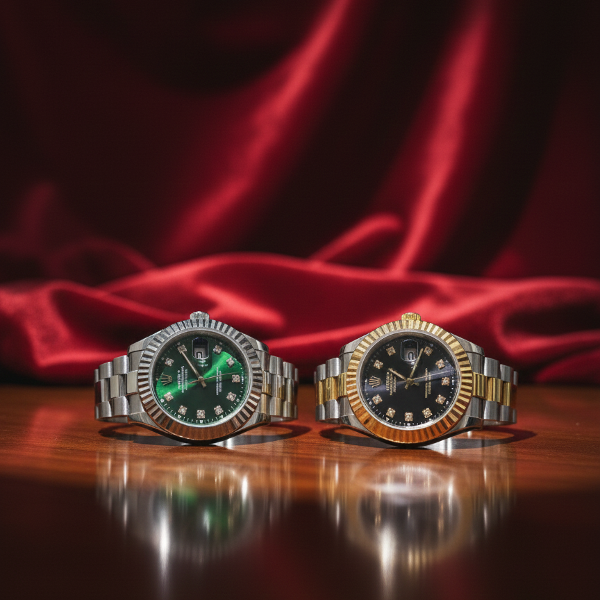 Luxury Rolex Timepieces: The Epitome of Horological Excellence and Iconic Design ( golden with black dial )